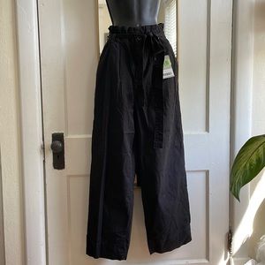 NWT Everlane Black Paper-bag Pants